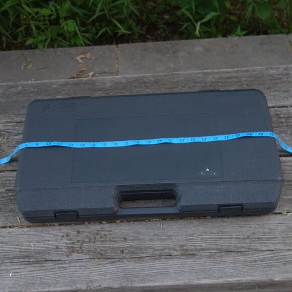 Nice Wood Handle BBQ Set with Plastic Carrying Case Like New! - Picture 12 of 16